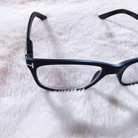 Owen Blue with Dark Wood Reader Glasses - Picture 6 of 11